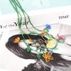 Bohemia Colorful Asymmetrical Flower Dangle Earrings Handmade Acrylic Drop Earrings for Women Friend Surprise Gift Trendy Jewelry