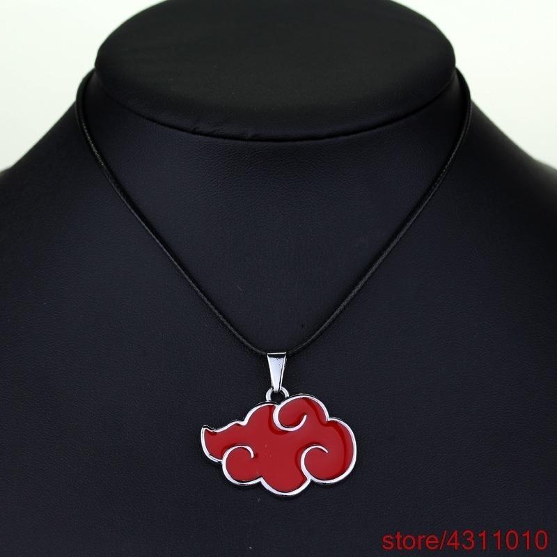 Scione Anime Naruto Cosplay Halskjede Akatsuki Uchiha Itachi Rød Sky Kostyme Anime Anheng