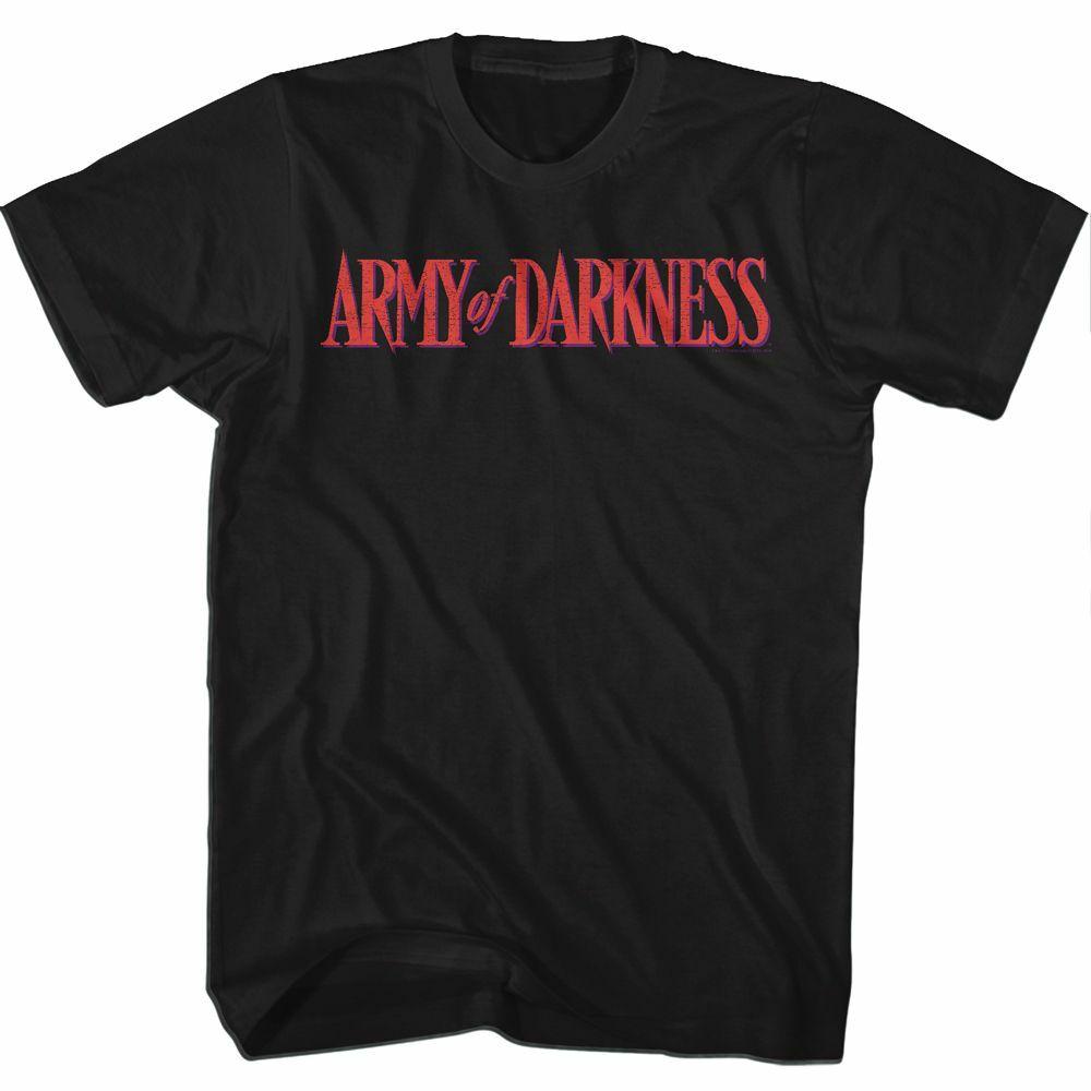 Army of Darkness Classic Darkness Color Logo Adult T-Shirt XXXXL