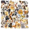 50 Dog Dachshund Dog Personality Creative Stickers Watercolor Realistic Dog Cute Animal Decorative Stickers