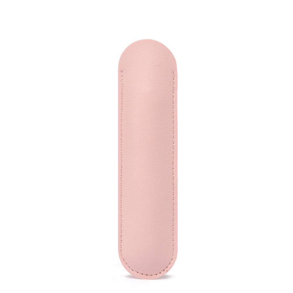 Half Open Leather Pen Bag Handmade Pen Sleeve Pouch Pen Protective Bag  Scrapbook Crafts