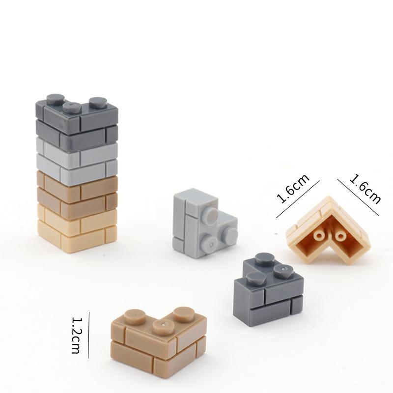 80 Pezzi Blocchi da Costruzione Fai da Te Mattoncini Spessi Figure Mattoncini 1+2 Punti Educativi Creativi Dimensioni Compatibili Con 98283 Giocattoli per Bambini