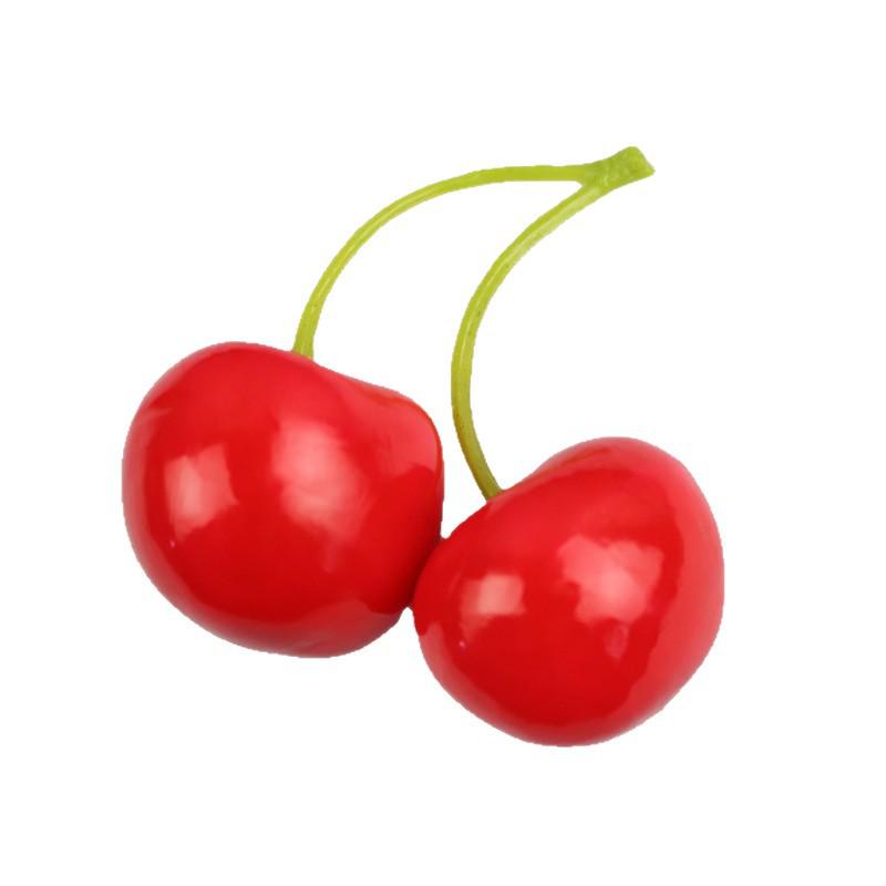 Artificial Fruit Props: Cherries, Lemon, Orange, Banana, Apple
