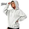 Soft Polyester Pullover Women Oversized Hoodie Cotton Blend Long Sleeve Sweatshirt Adjustable Drawstring Hoodie for Daily Wear And Front Pocket