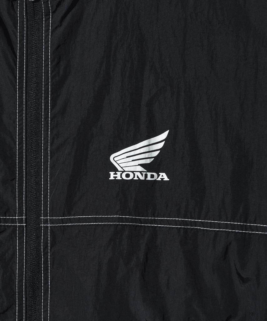 Phyps Motorcycle Honda Nylon Stitch Track Jacket_Black