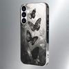 Black Butterfly Dancing Light Spot Pattern Phone Case Suitable for Galaxy S26 S25 S24 S23 Ultra S22Ultra S20 Ultra 56 A72 A73 5G