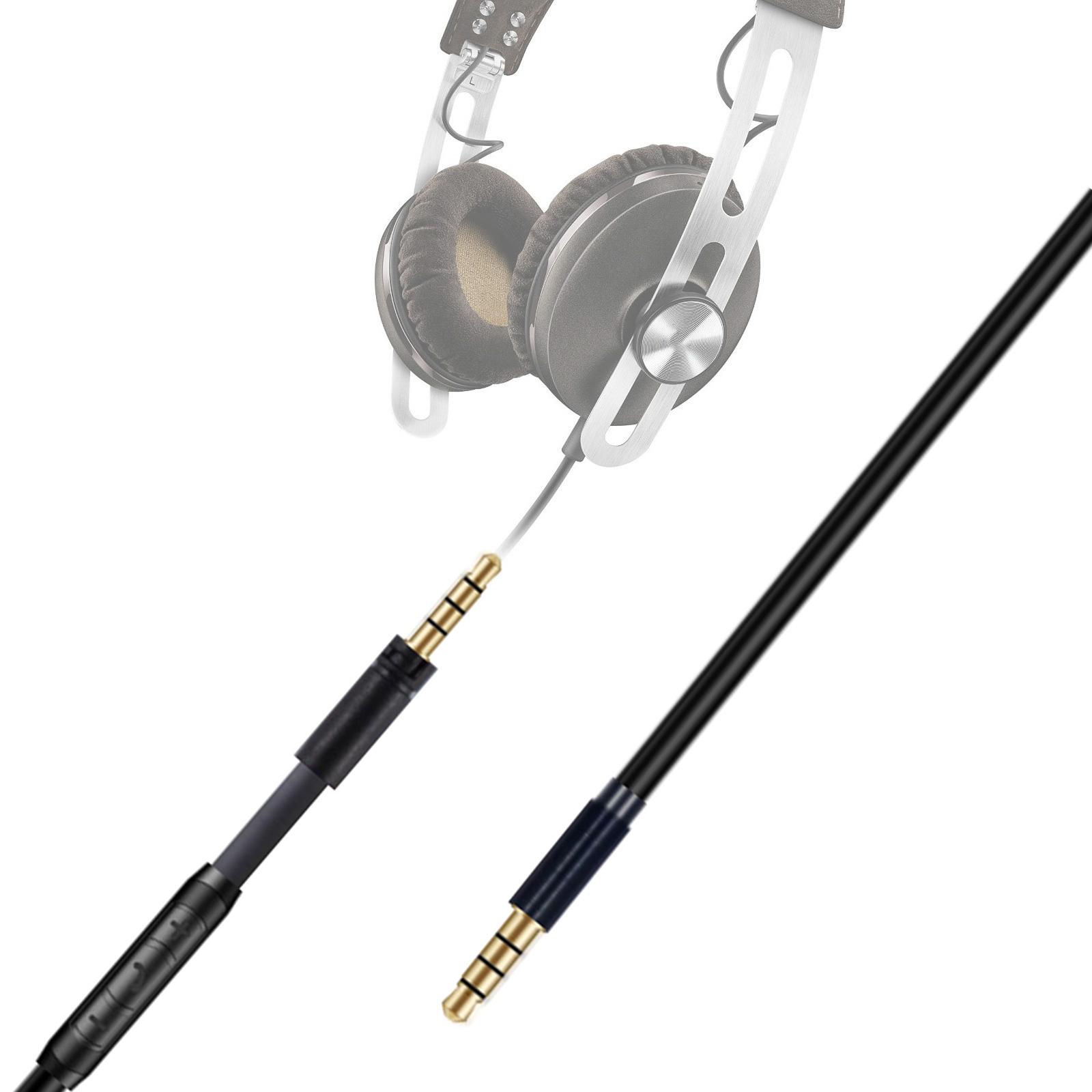 

Универсальный сменный кабель 3,5 мм для гарнитуры с встроенными микрофонами для наушников Momentum On-ear 1/2/3