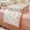 Sen Breathing Series Cotton and Linen Double Layer Summer Breathable Cool Combination Mother and Child Quilt