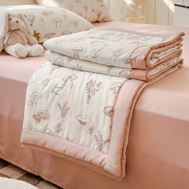 Sen Breathing Series Cotton and Linen Double Layer Summer Breathable Cool Combination Mother and Child Quilt
