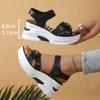 Women Platform Wedge Sandals Summer Fashion Comfortable Shoes Women Light Casual Velcro Beach Shoes Zapatos De Mujer
