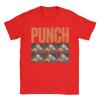 Unisex Kvinnor Grafiskt Tryckt Team Punch Punch the monkey Babyapa som Håller Gosedjur T-shirt Bomulls-T-shirts Kläder
