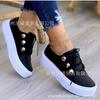New large size casual single shoes  European and American round head platform casual casual  shoes
