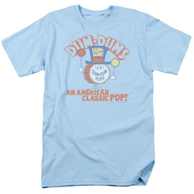 Dum Dums Klasik Lolipop Şeker Açık Mavi Unisex Tişört