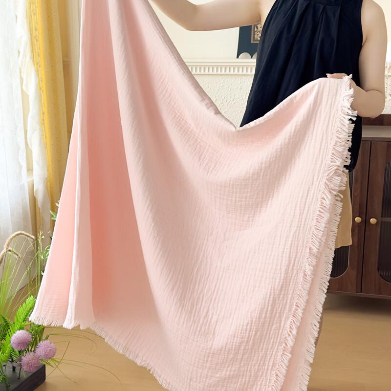 LISM Four-Layer Gauze Tassel Blanket