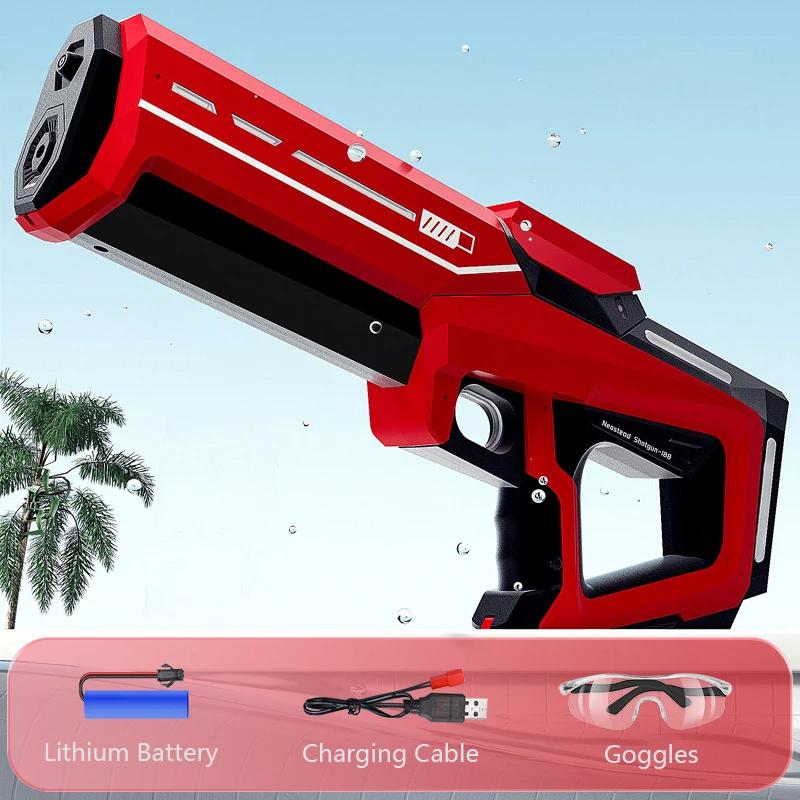 Electric Water Guns for Adults Kids, Automatic Water Gun with 19-32Ft Shooting Range, Battery Powered Waterproof Water Gun