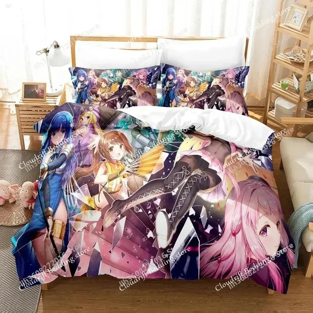 3D Print Madoka Magica Bedding Set Single Twin Full Queen King Size Bed Set Adult Kid Bedroom Duvet Cover Sets