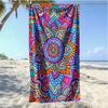 1Pc, Colorful Bohemian Patterned Beach Towel, Super Absorbent and Lightweight Beach Towel - Sand-Free, Quick-Drying Towel, Soft Microfiber, Suitable F