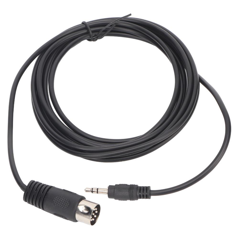 Male to Male Din 8 Pin to 3.5mm MIDI Cable Plug and Play 3m/9.8ft Converter Cable 8 Pin Din to 3.5mm Cord CD Player