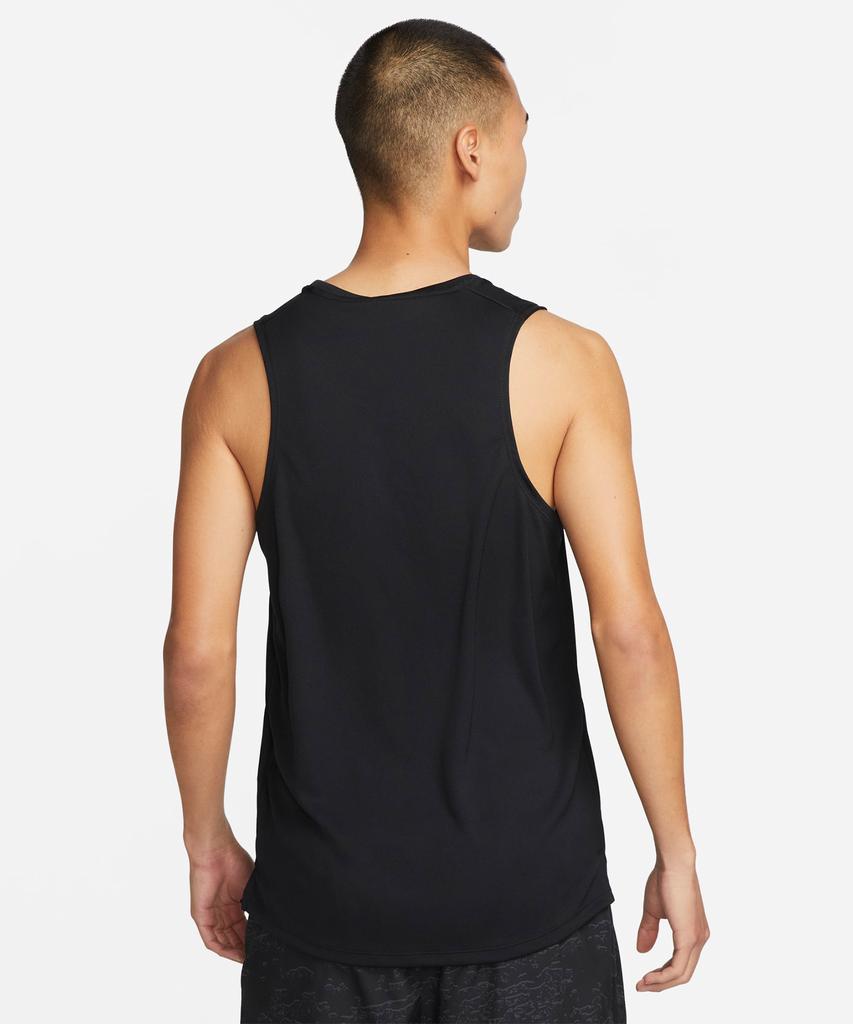 NIKE Dri-Fit Miler Running Tank M - Black:Reflective Silver / Dv9322-010
