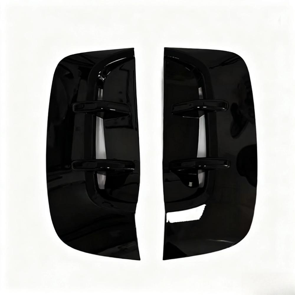

Car Side Door Body Fender Leaf Board Decoration Cover Trim For Kia Stinger 2018-2025 Exterior Styling Accessories Glossy Black
