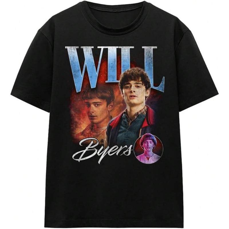 Stranger Things Family T-shirt, Boys and Girls Will  Stranger Things  Hawkins 100