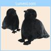 Realistic Crow Plush Toy For Home Decoration Perfect Gift For Kids And Dark Aesthetic Lovers