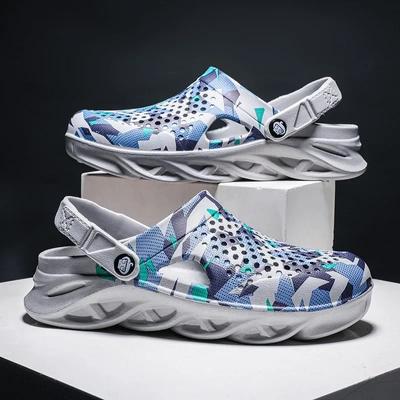 Men's Summer Shoes Men Slippers Breathable Non-slip Mules Male Garden Shoes Casual Beach Sandals Zapatos