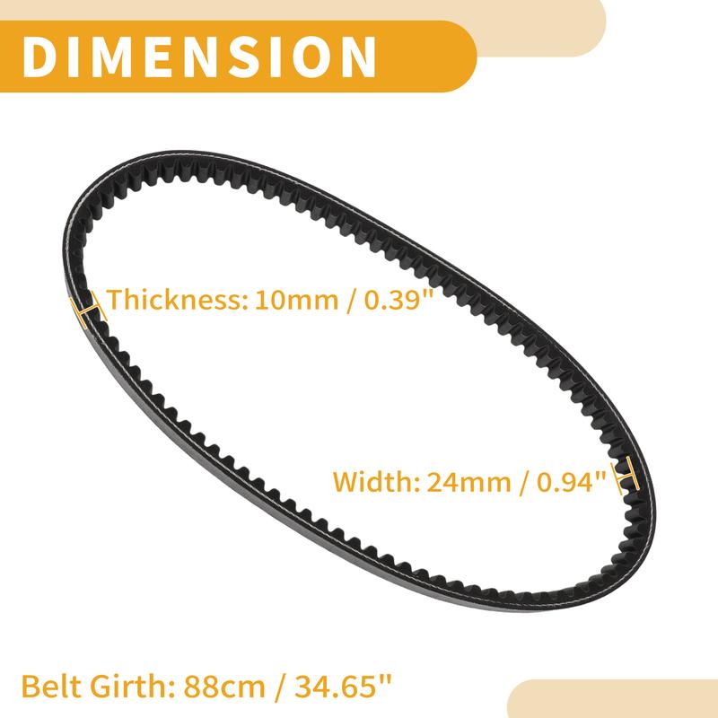 Motoforti Drive Belt V-Belt for Yamaha for Helix 250CC for CN250 for Elite for CH250