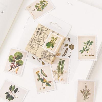 Cartoon Flower Leaf Paper Washi Stickers DIY Diary Sticker Scrapbook Stationery