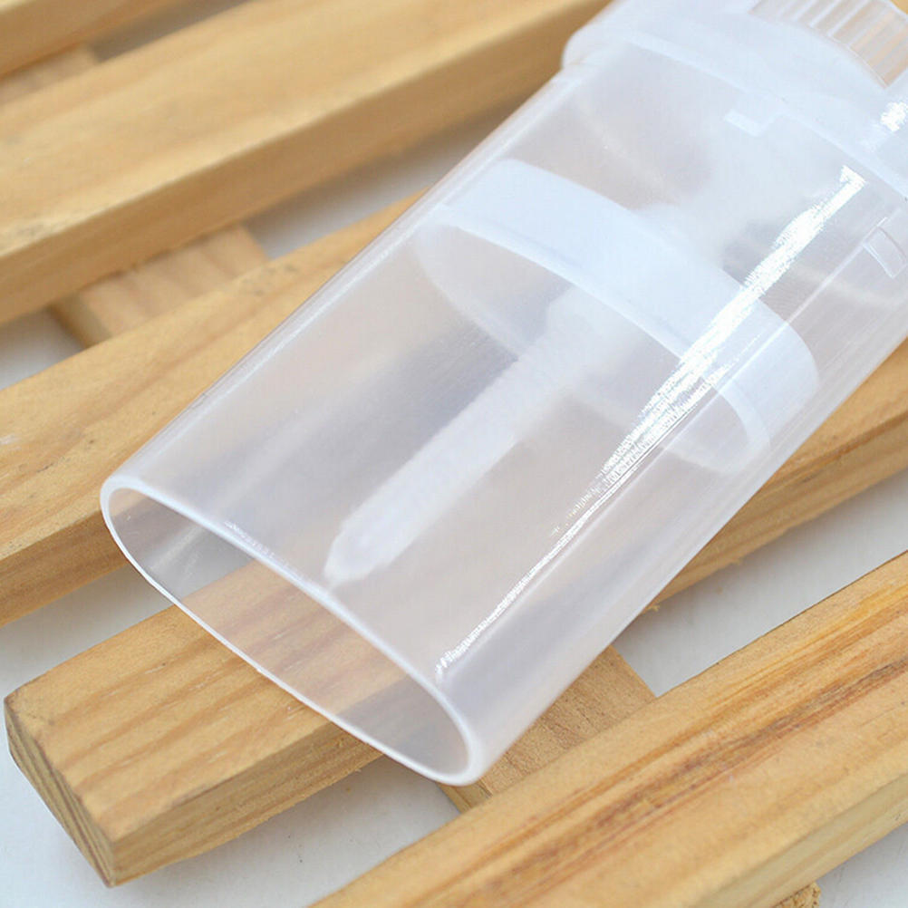 1X 15G Empty Oval Lip Balm Tubes Twist Deodorant Soap Containers White Clear