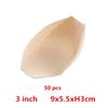 50 100pcs Natural bamboo Disposable Kayak sushi Wood Boat Salad Dessert Pine cake Boat Snack Bowl mat sushi plate tray onigiri