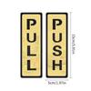 Acrylic Push Pull Sign Sticker Push & Pull Door Sign Window Door Sticker 3D Waterproof Sliding Door Sticker Shop Door