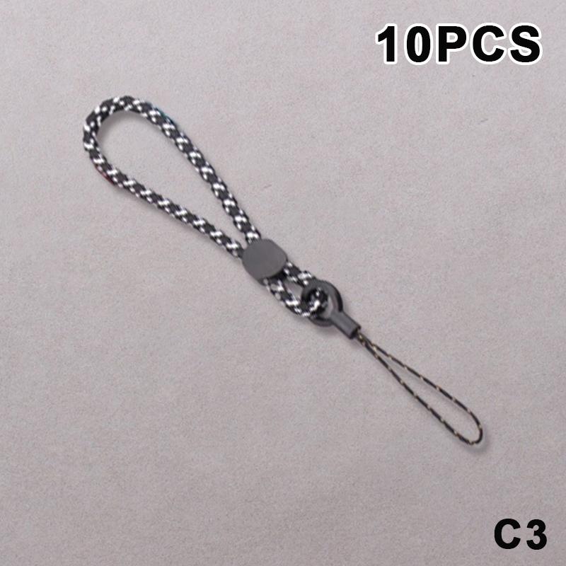 10Pcs Adjustable Wrist Strap Hand Mobile Phone Lanyard For Phone Accessorie Micro Camera Usb Flash Drives Keys Id Card