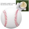 Standard 9 Zoll Handgefertigte Baseballs Gummi-Innenleben Weicher Baseball 7,2cm Softball Trainingsball