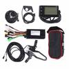 Electric Bicycle Conversion Kit 26A 3 Mode Controller S866 Panel Thumb Throttle and Brake Handle for 500W To 750W Motor