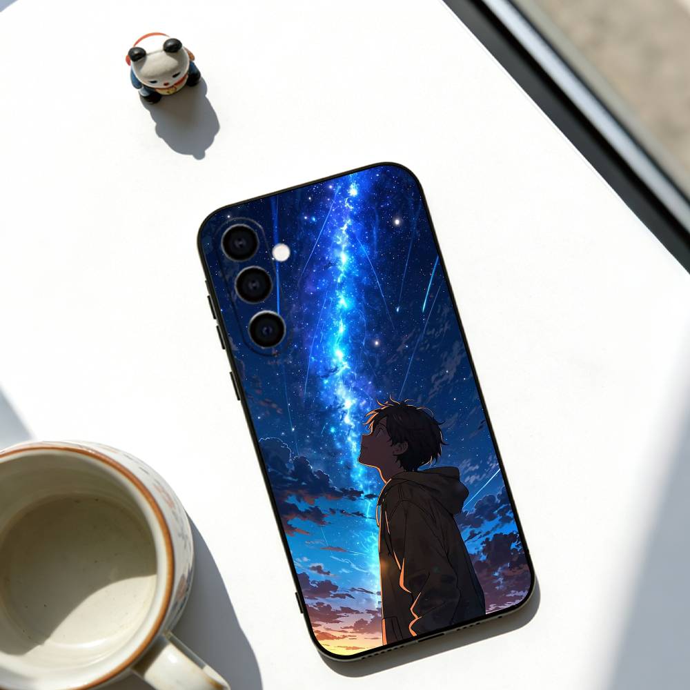 Your Name Phone Case For Samsung Galaxy A73,A72,A71,A70,A53,A52,A51,Others Soft Black Cover