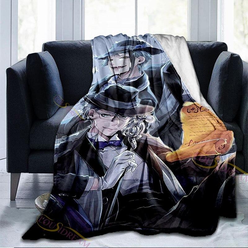 Cartoon Wonderland Blanket NRC School Adventure Game Series Flannel Throw Blanket for Couch Sofa Cozy Plush Blanket for Kids