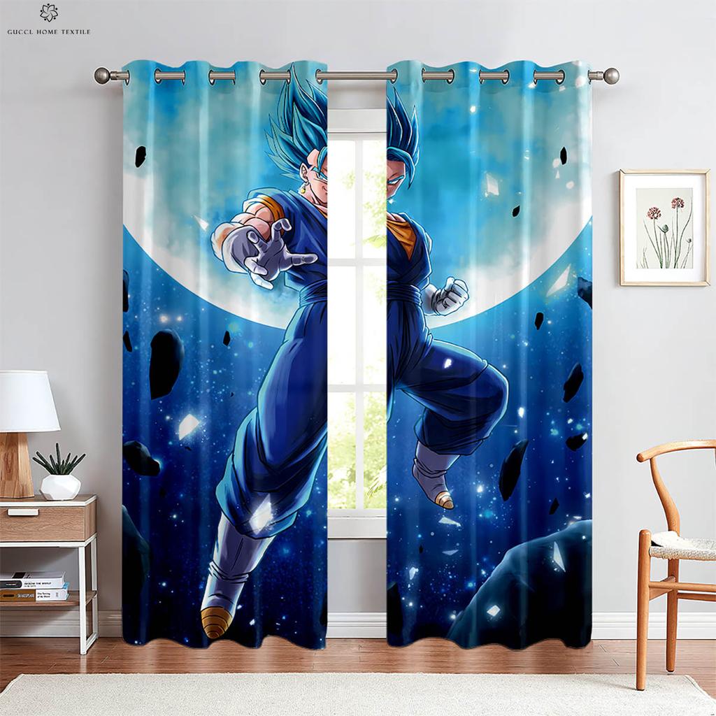 Hot-Blooded Anime Japanese Comic Printed Curtains Bedroom Living Room Student Dormitory Decorative Curtains Custom Curtains
