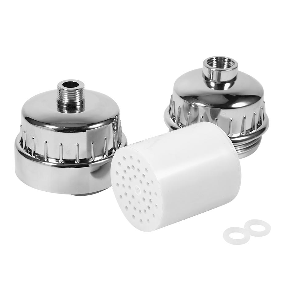 In Line Bathroom Shower Filter Bathing Water Purifier Treatment Silt Impurity Rust Removal