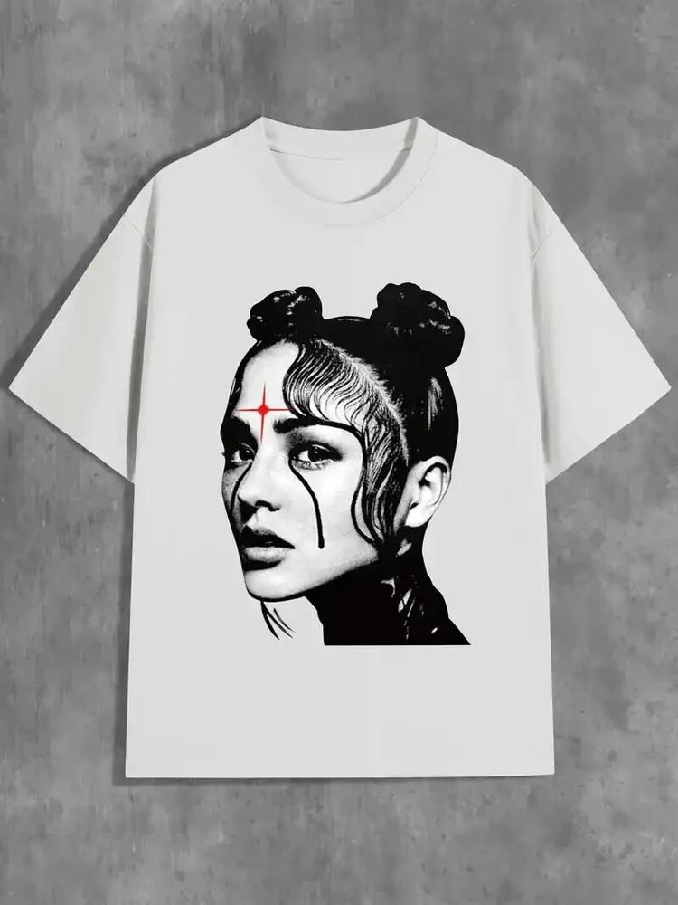 Spititual Girl Inspired Cool Girl Heart Print T-Shirt All Size S-4XL Unisex T-Shirt L