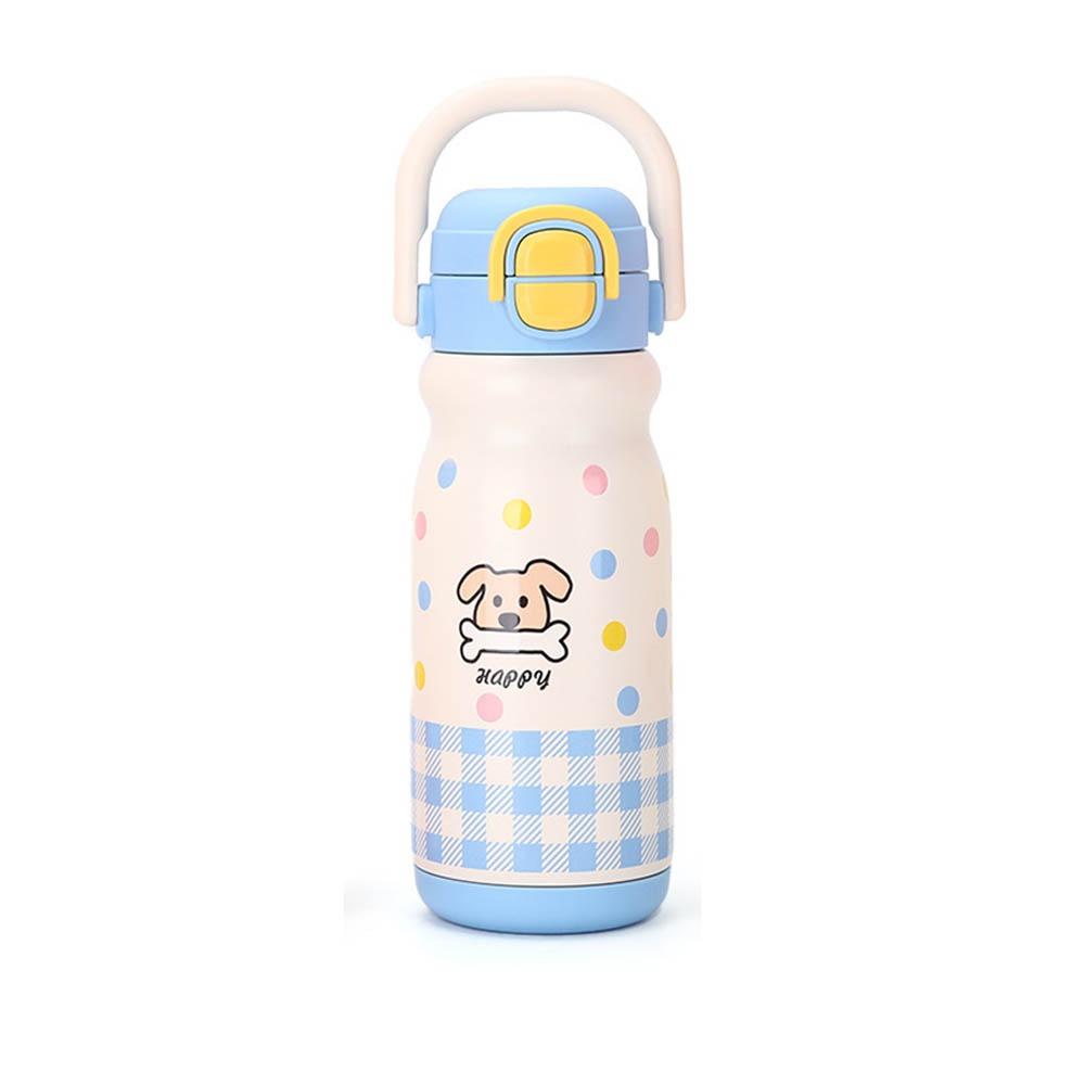 500ml Insulated Cup Large Capacity Thermos Water Bottle Cartoon Vacuum-insulated Bottle  Daily Use