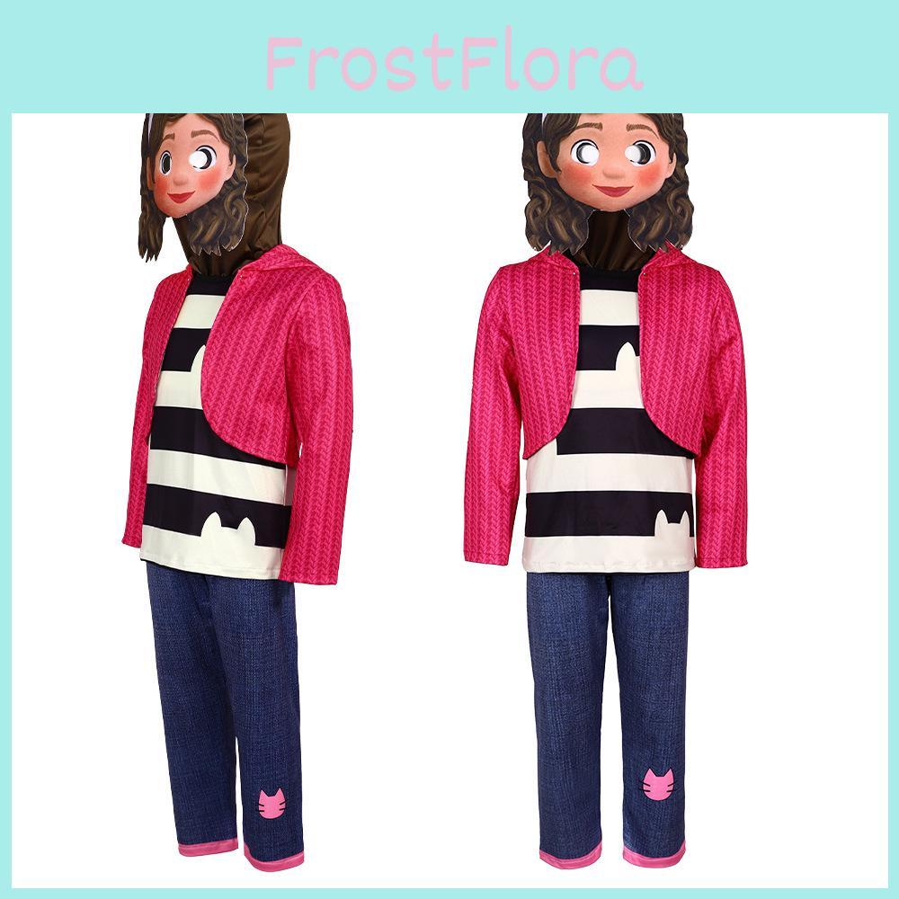 Gabbys Dollhouse Cosplay Costume Jumpsuit For Gaming Roleplay For Kids Under 17