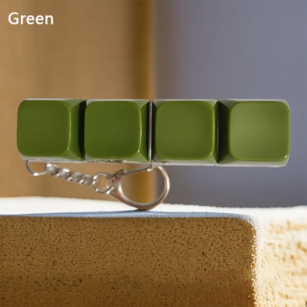 New Diy Keycaps Keyboard Fidget Toys with Keychain Stress Relief Keyboard Keychain Finger Button 4-button Shaft Tester Adults