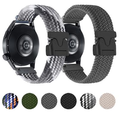 Geflochtenes Nylon 20mm 22mm Armband für Fossil Gen 6 44mm Gen6 Gen 5 5e/Gen5 LTE 45mm Band für Fossil Gen 6 4 Elastische Armbänder Armband