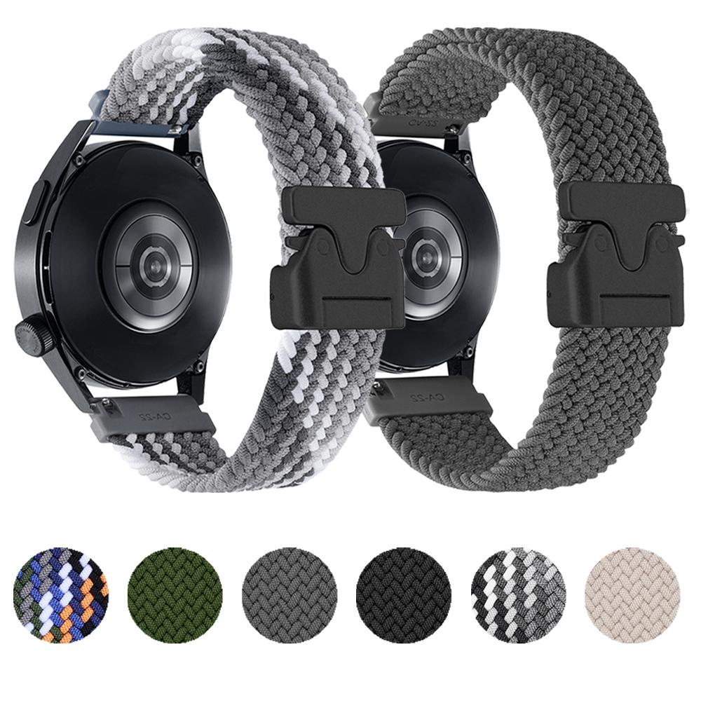 Braided Nylon 20mm 22mm Strap For Fossil Gen 6 44mm Gen6 Gen 5 5e/Gen5 LTE 45mm Band For Fossil Gen 6 4 Elastic Bands Bracelet