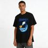 Summer Time Wave Coconut Tree Print Casual Short Sleeve T-Shirt Pure Cotton T-shirt