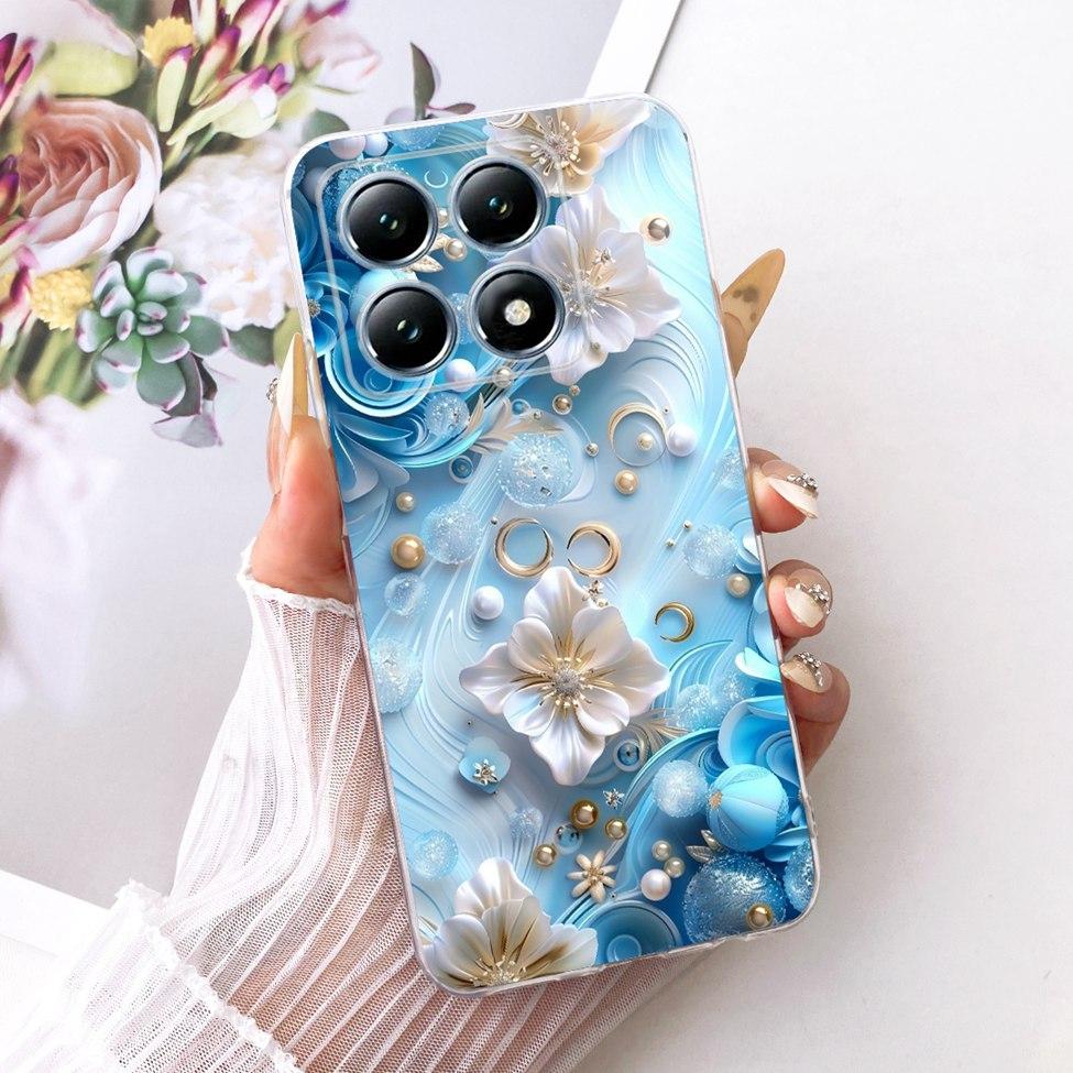 Transparent Casing For Xiaomi 14T Pro Case Cute Cat Luxury Fashion Butterfly Funny Cool Painted Cover 2407FPN8EG