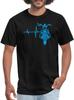 Heartbeat ECG Motorcycle Bike Men's Men T Shirt
