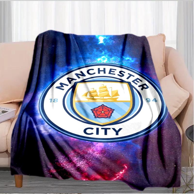 City Football Club Printed Throws Blanket Soft Flannel Blankets for Couch Bed Gifts for Men Women Picnic Blanket Christmas Gifts
