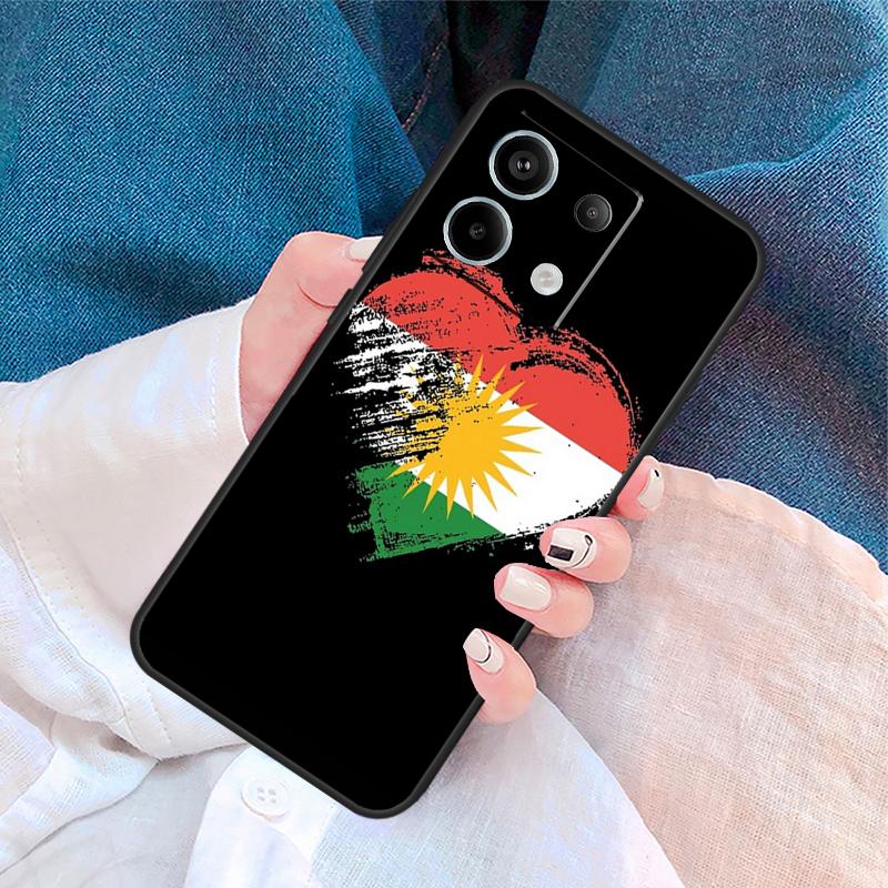 Kurdistan Flag Cover For Xiaomi Redmi Note 14 Pro 13 12 11 9 10 9S 10S 11S 12S Redmi 10C 12C 13C 14C Case